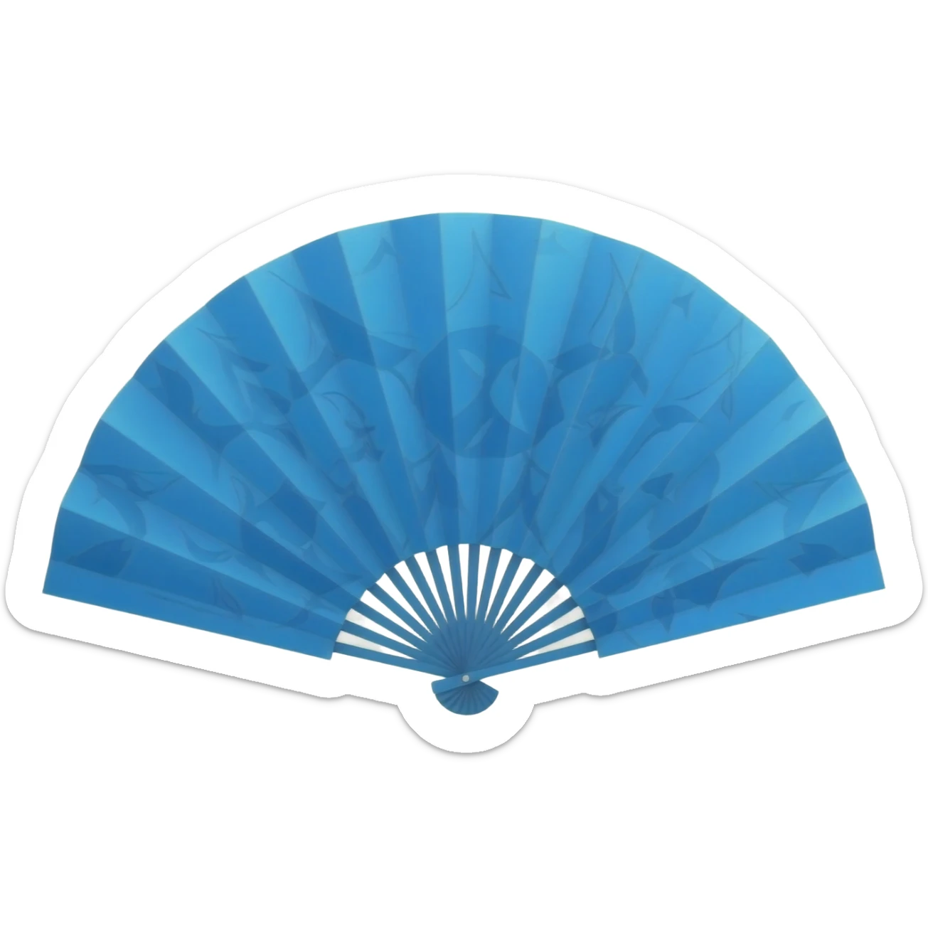 Blue Fan sticker