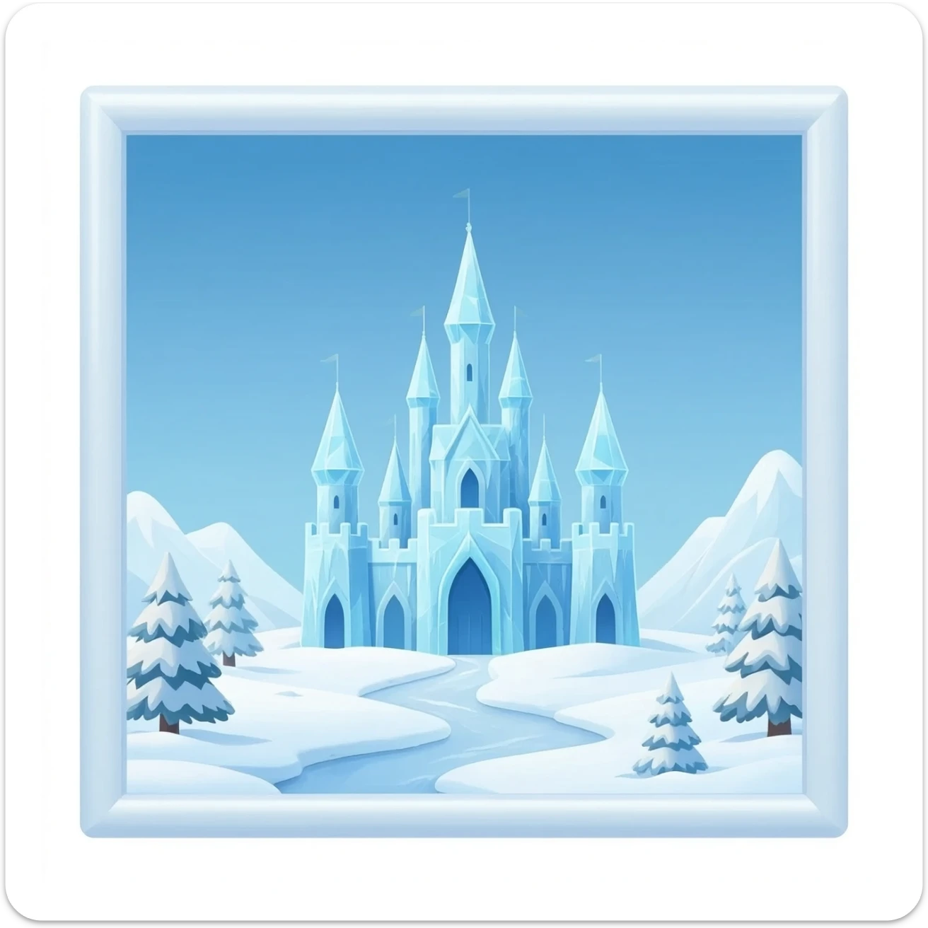 ice castle sticker