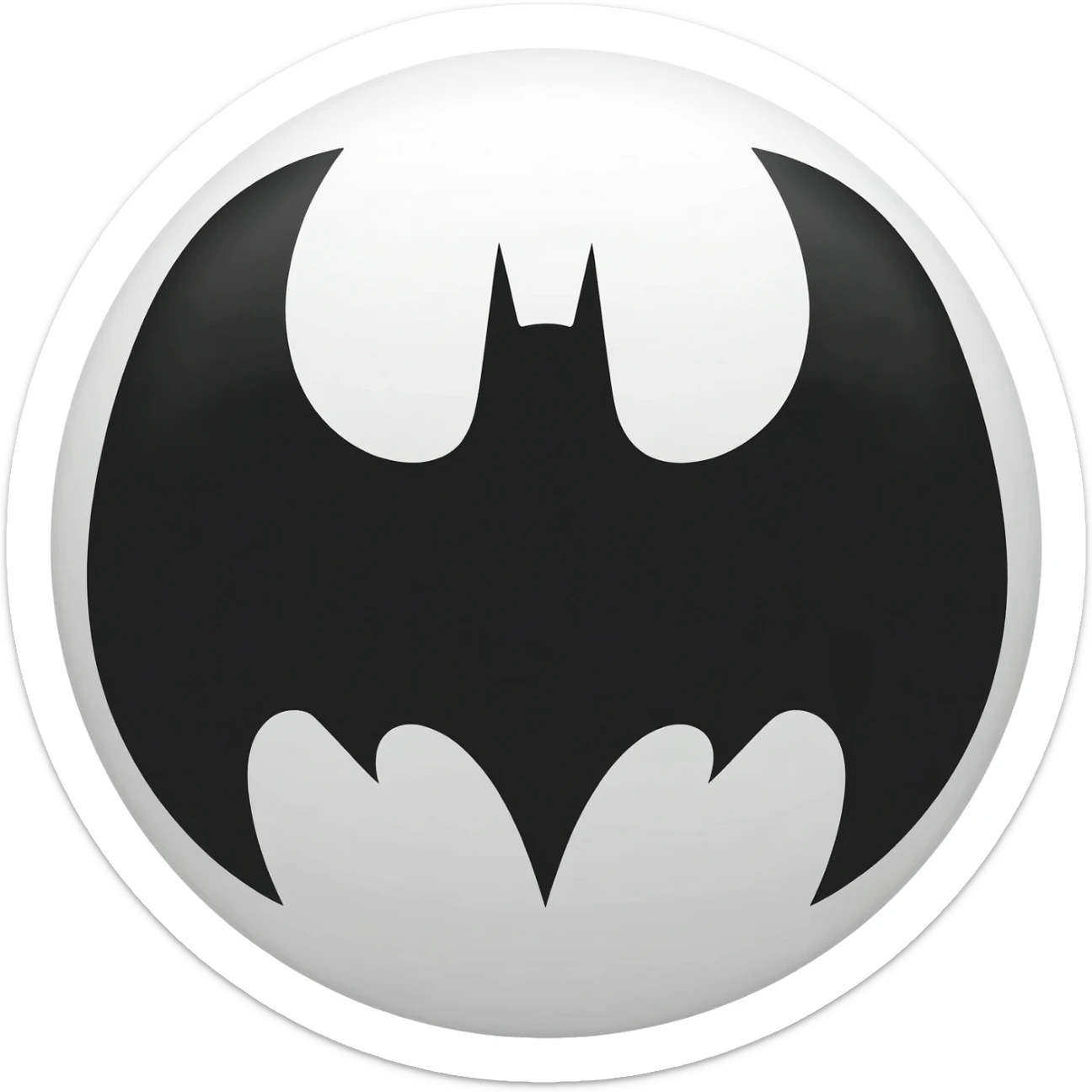 Bat man logo sticker