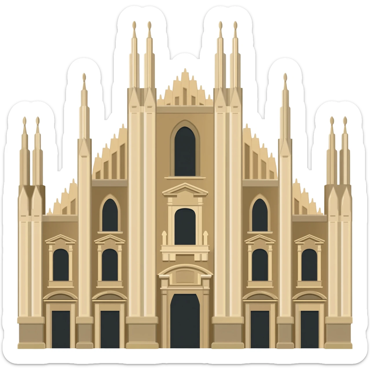 Voglio creare il Duomo di Milano sticker