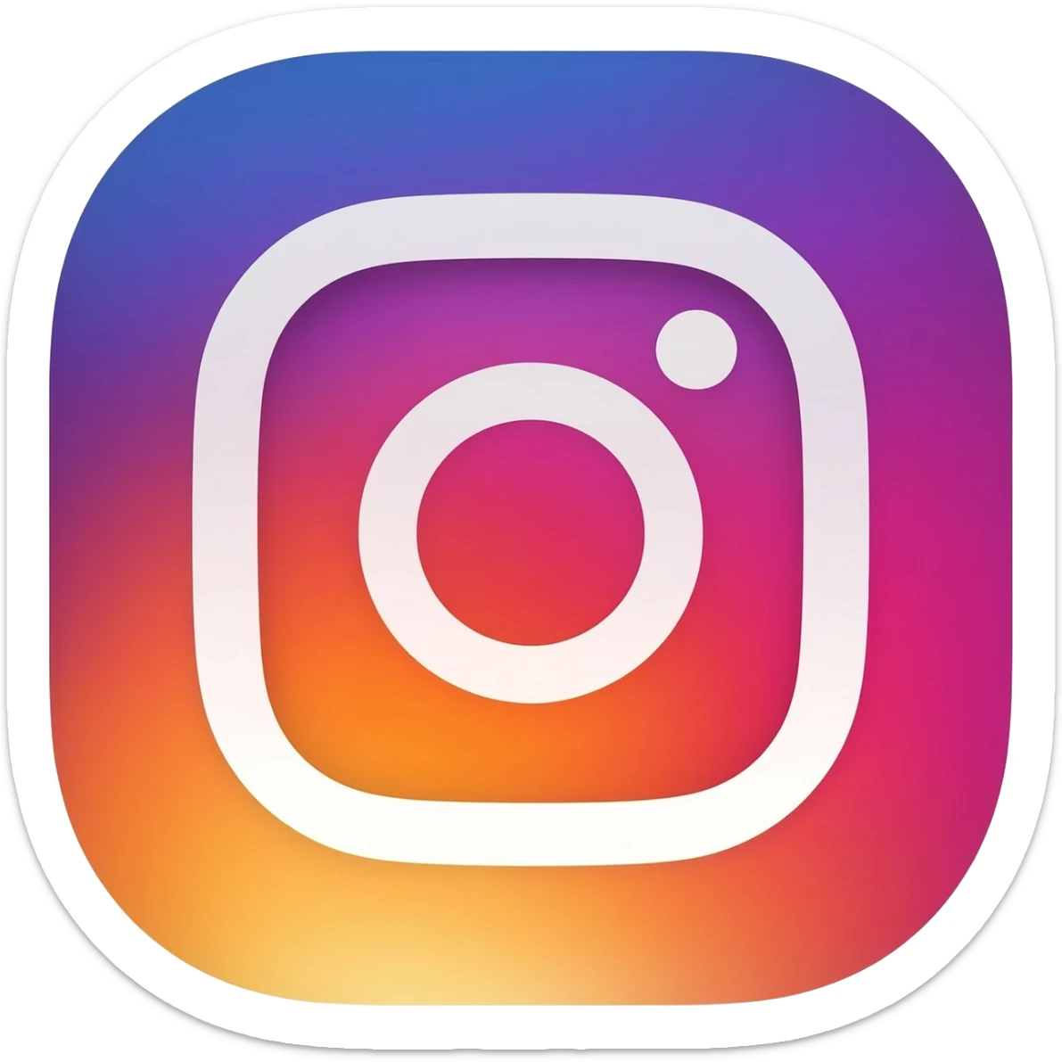 Instagram logo sticker