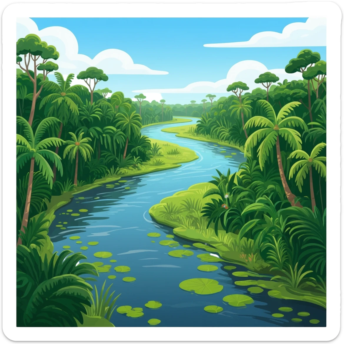 amozon River sticker