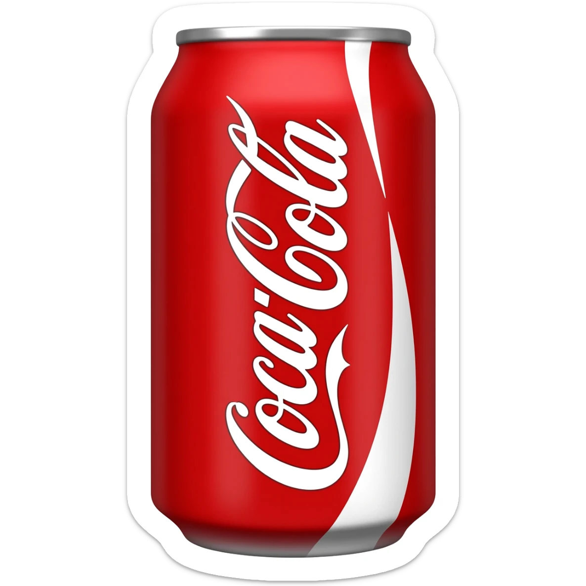 A cola can sticker