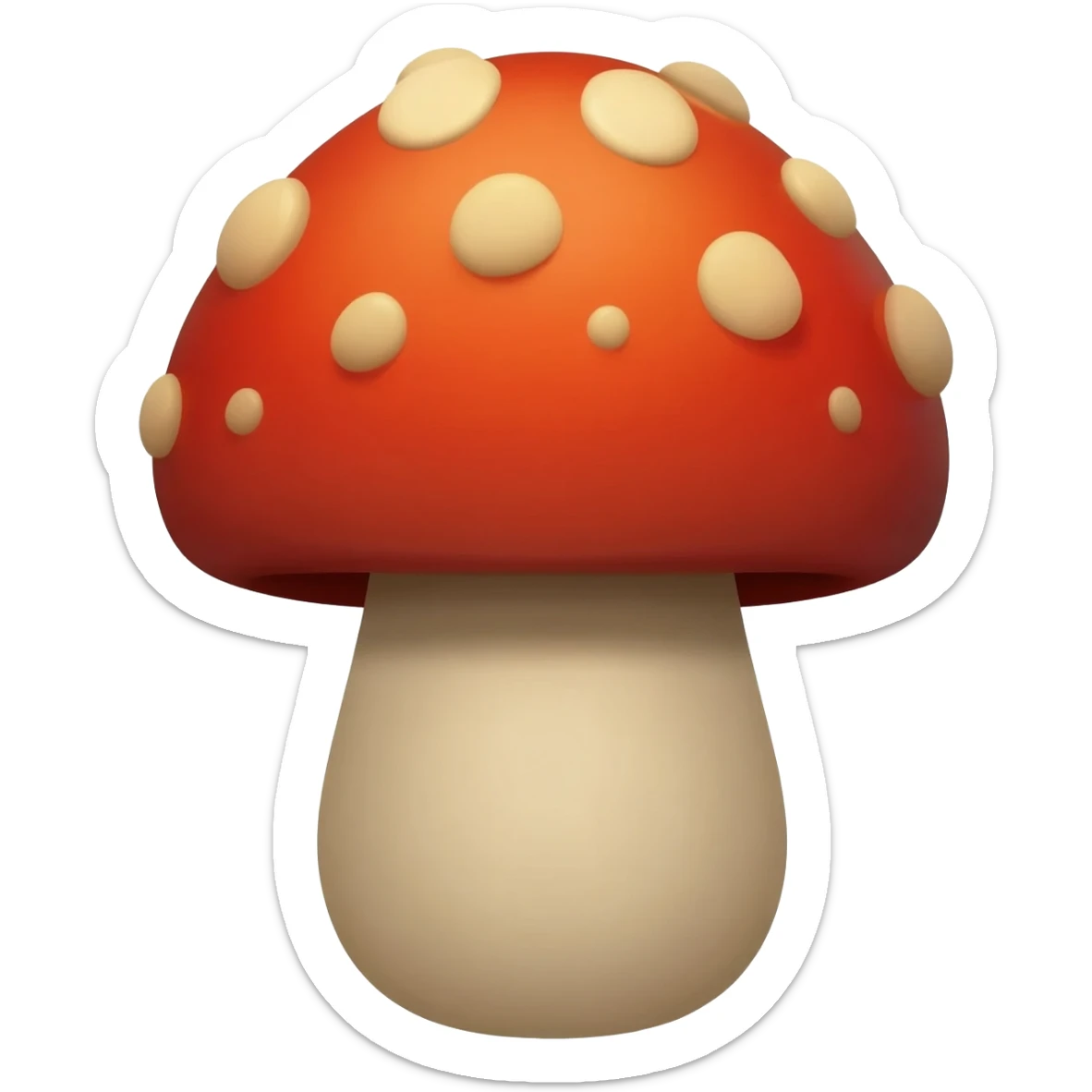 Pinokio mushroom sticker
