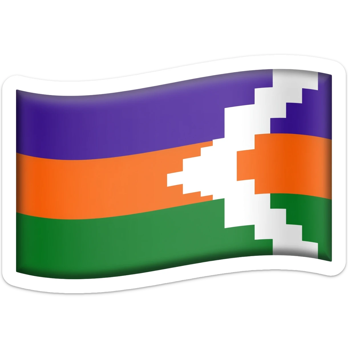 Artsakh emoji flag sticker
