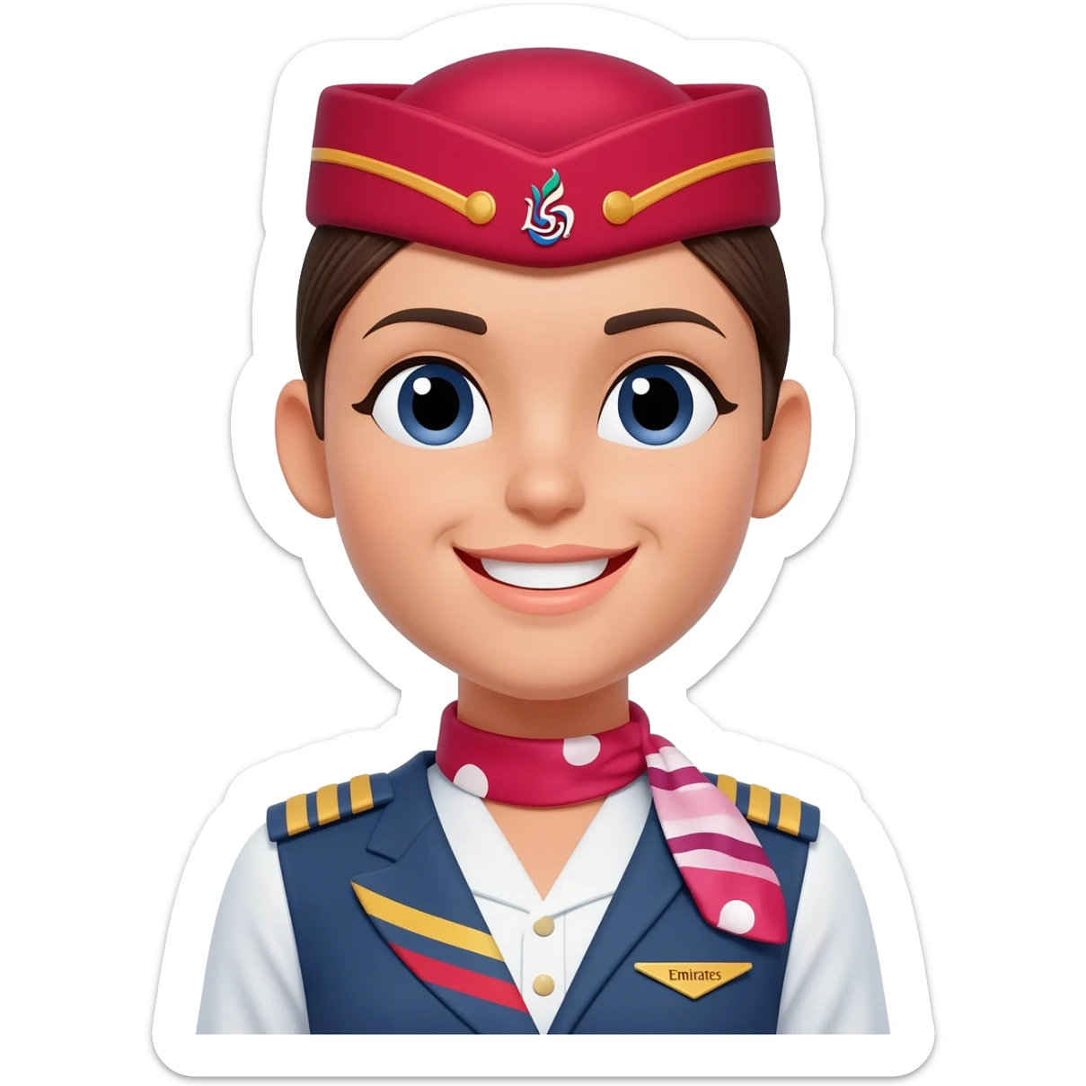 Cabin crew emirates sticker