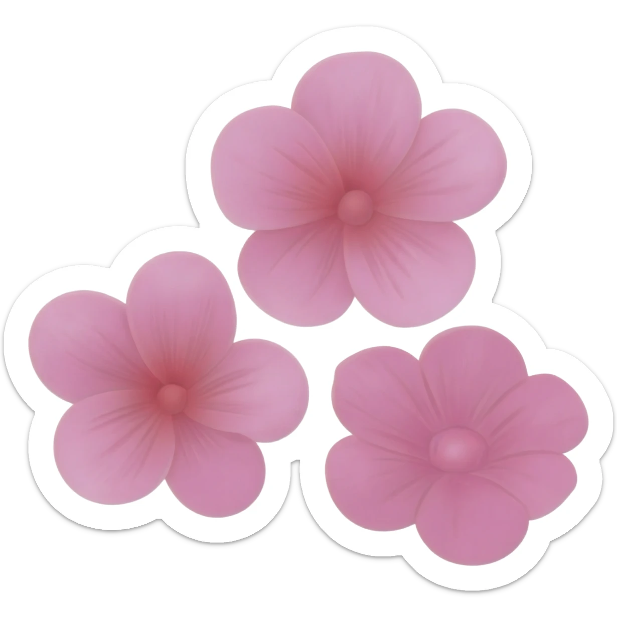 Emoji 3 petites fleur ios 26 esthétique rose girly sticker