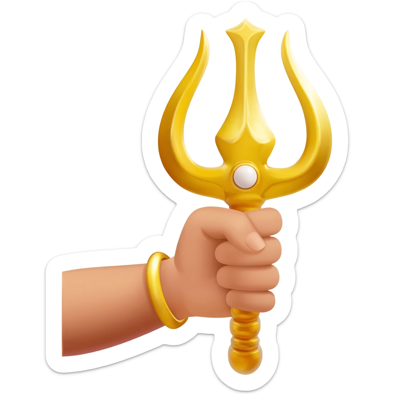 Sudarsan chakra in hand sticker