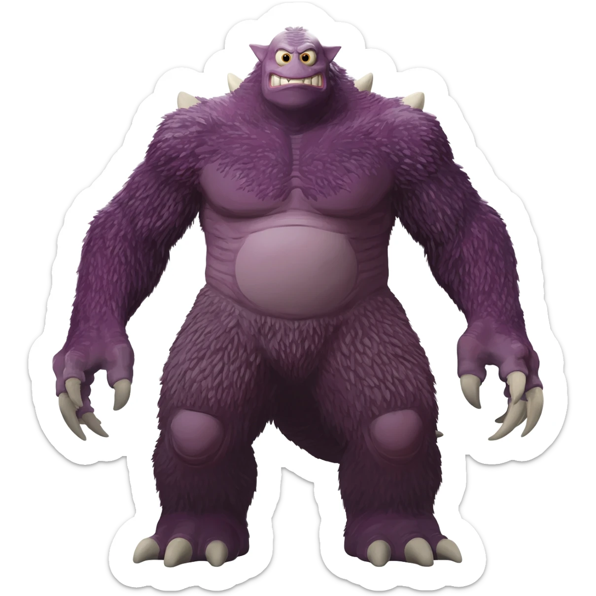 a full view of Giant monster sticker
