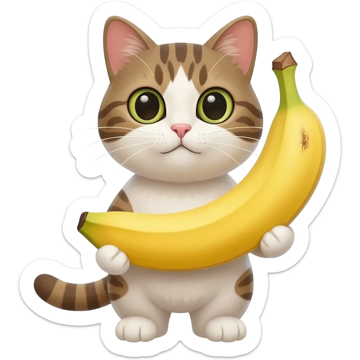 Banana cat sticker
