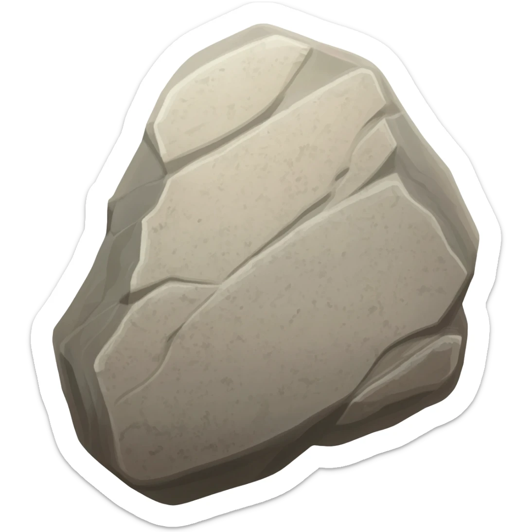 rock of a stuff sticker