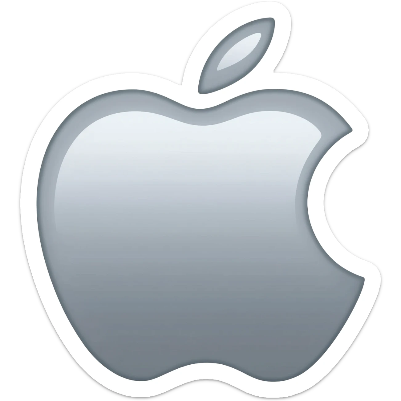 apple logo sticker