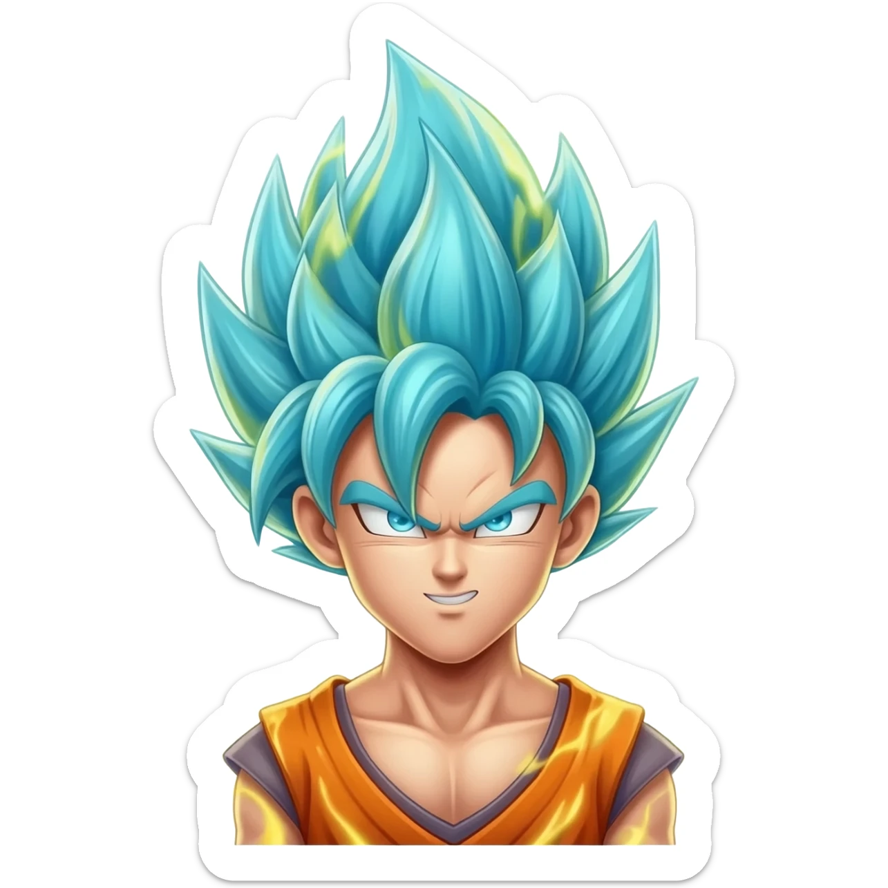 Goku ulta instinct sticker