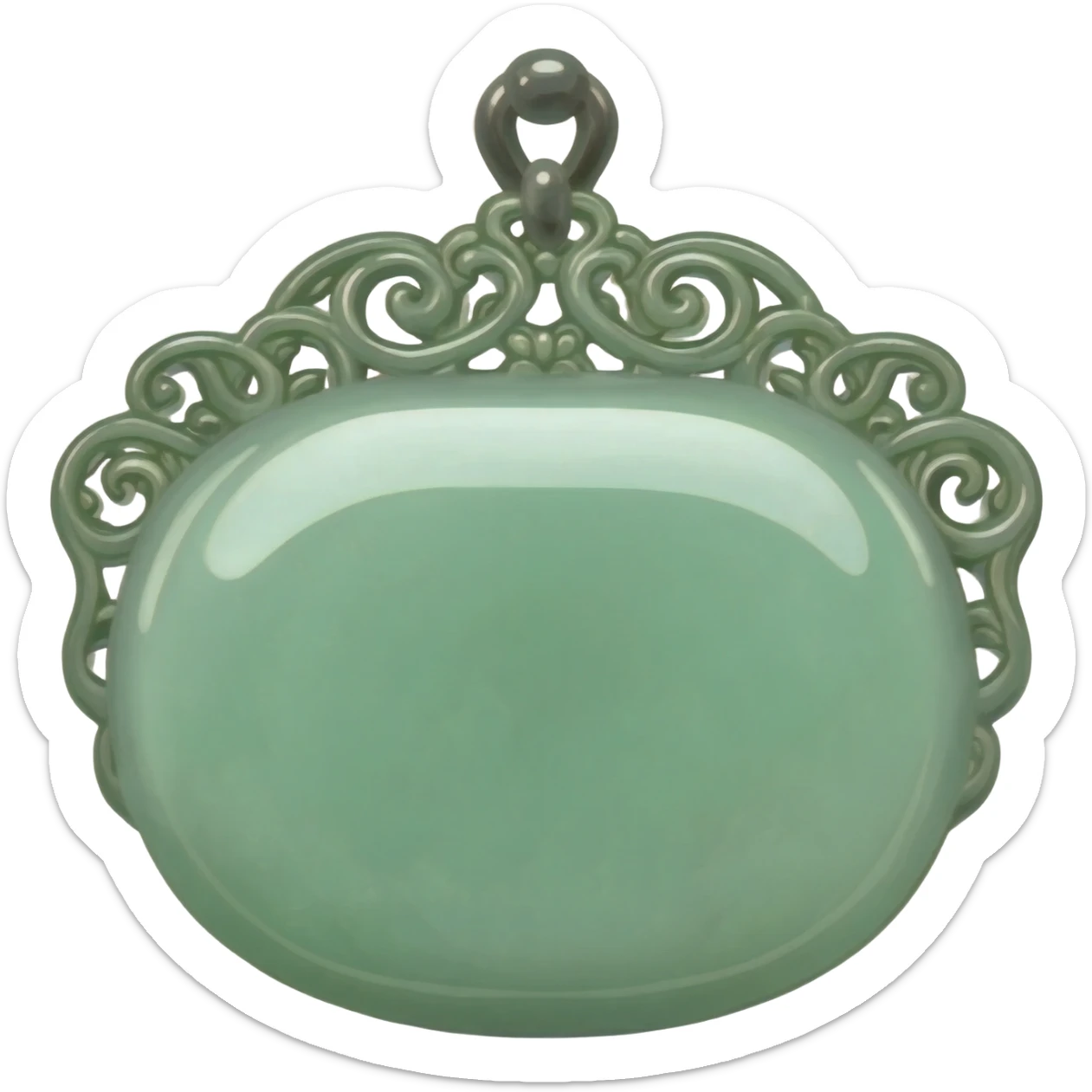 Chinese pendant sticker