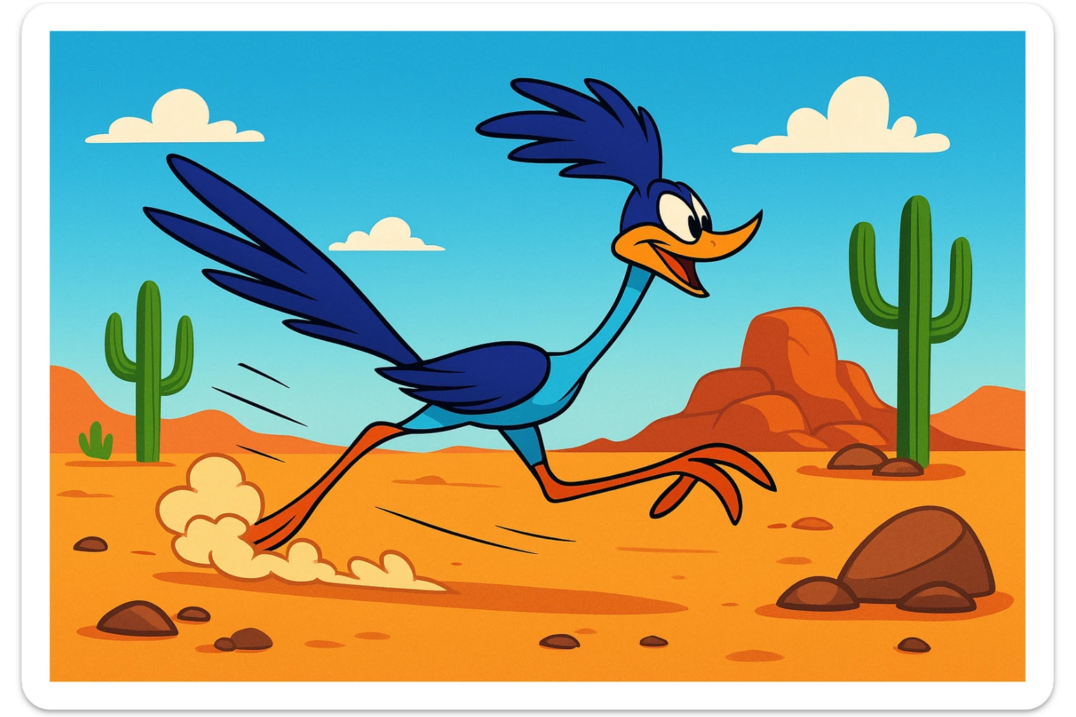 Roadrunner sticker