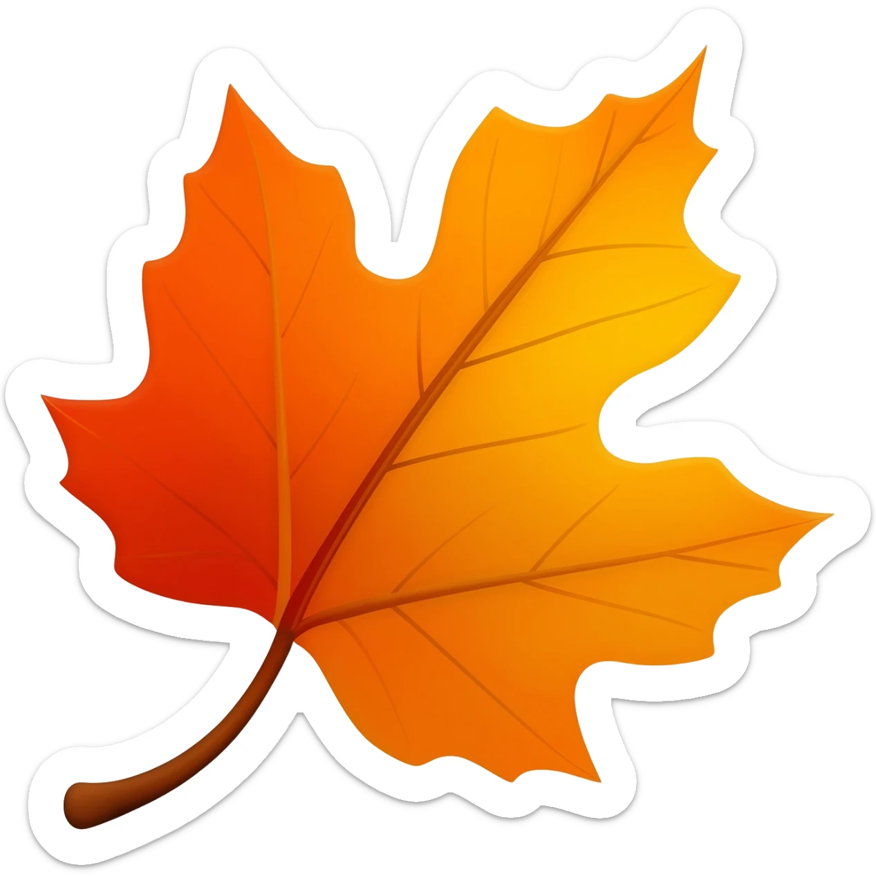 Autumn sticker