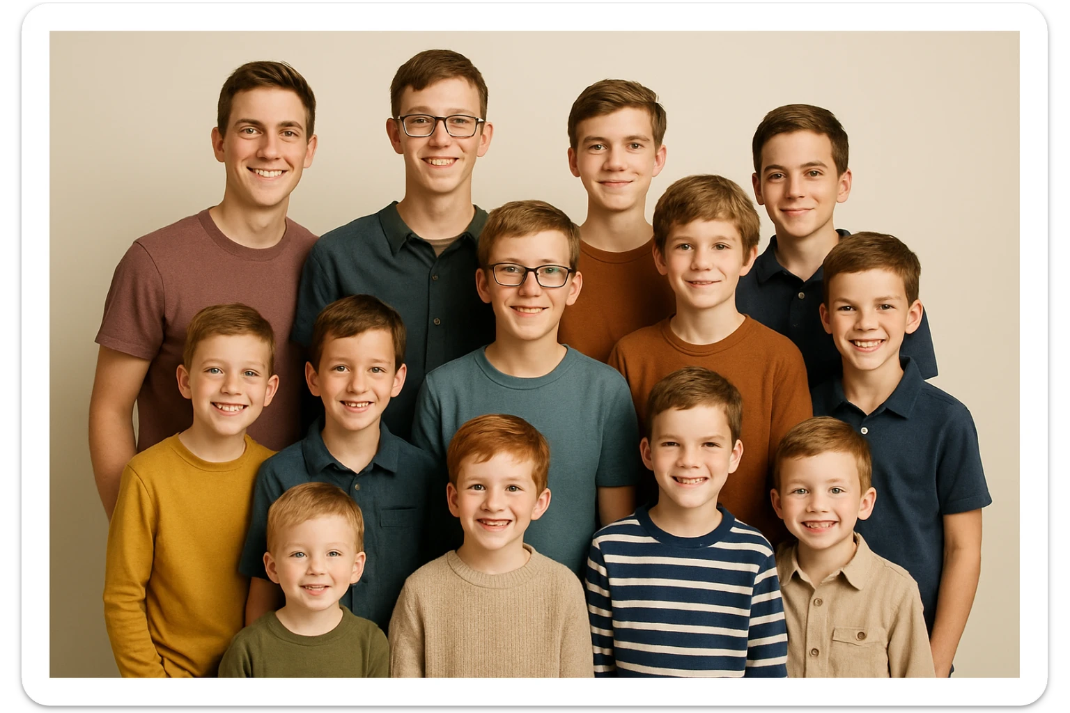 10 11 uoshli bolaning akalarini tasvirlab ber orqa fonda hech qanday narsa bo'lmasin sticker