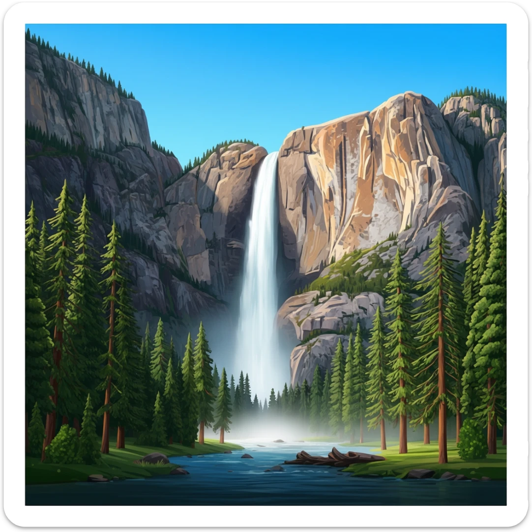 Yosemite Falls sticker
