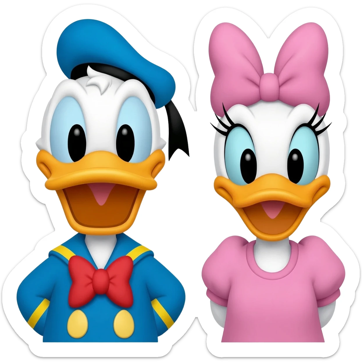 Donald Duck & Daisy Duck sticker