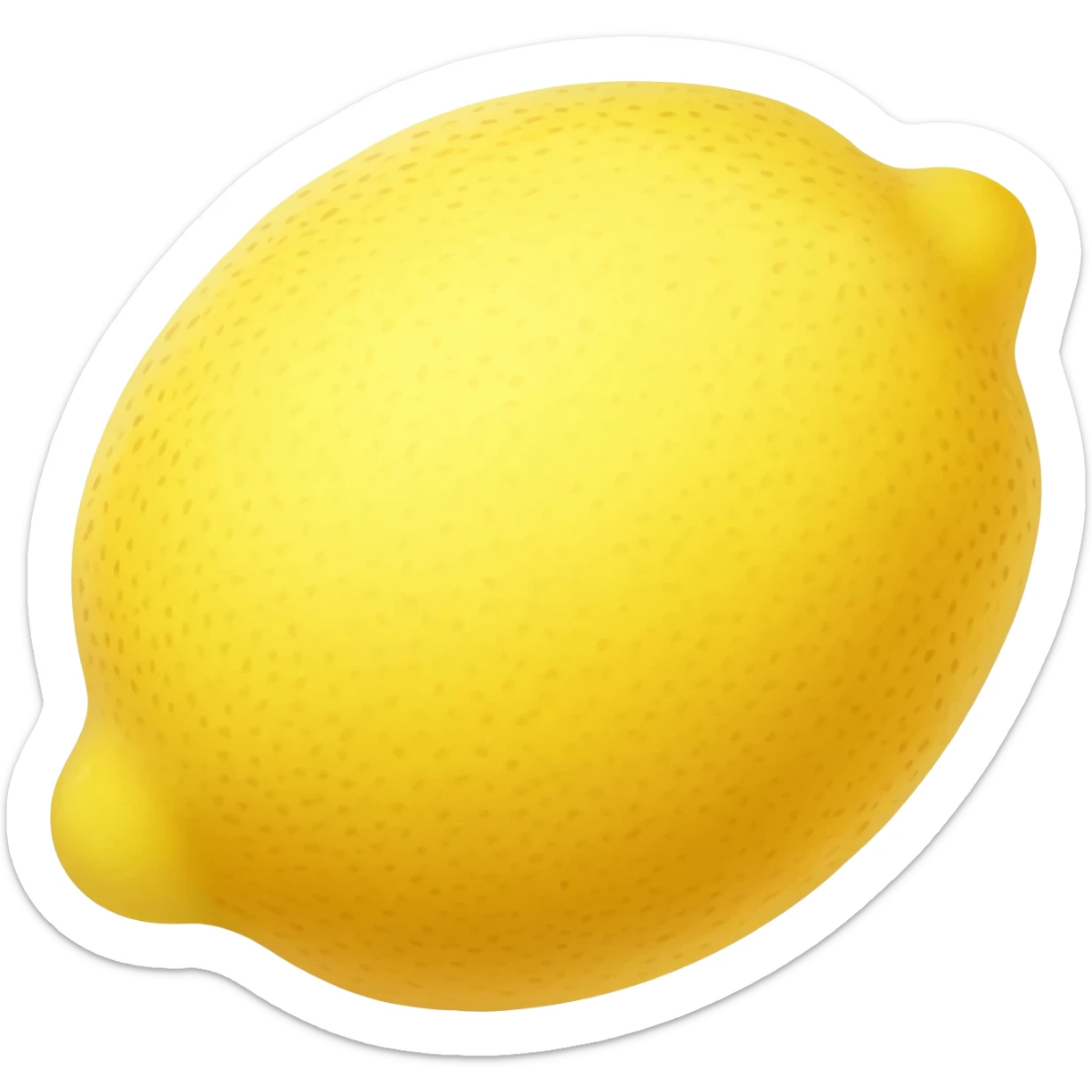 lemon powder sticker