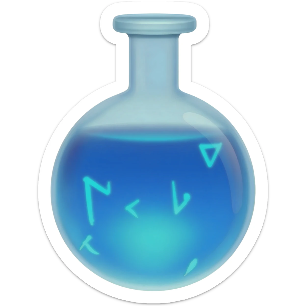 blue magic potion emoji sticker