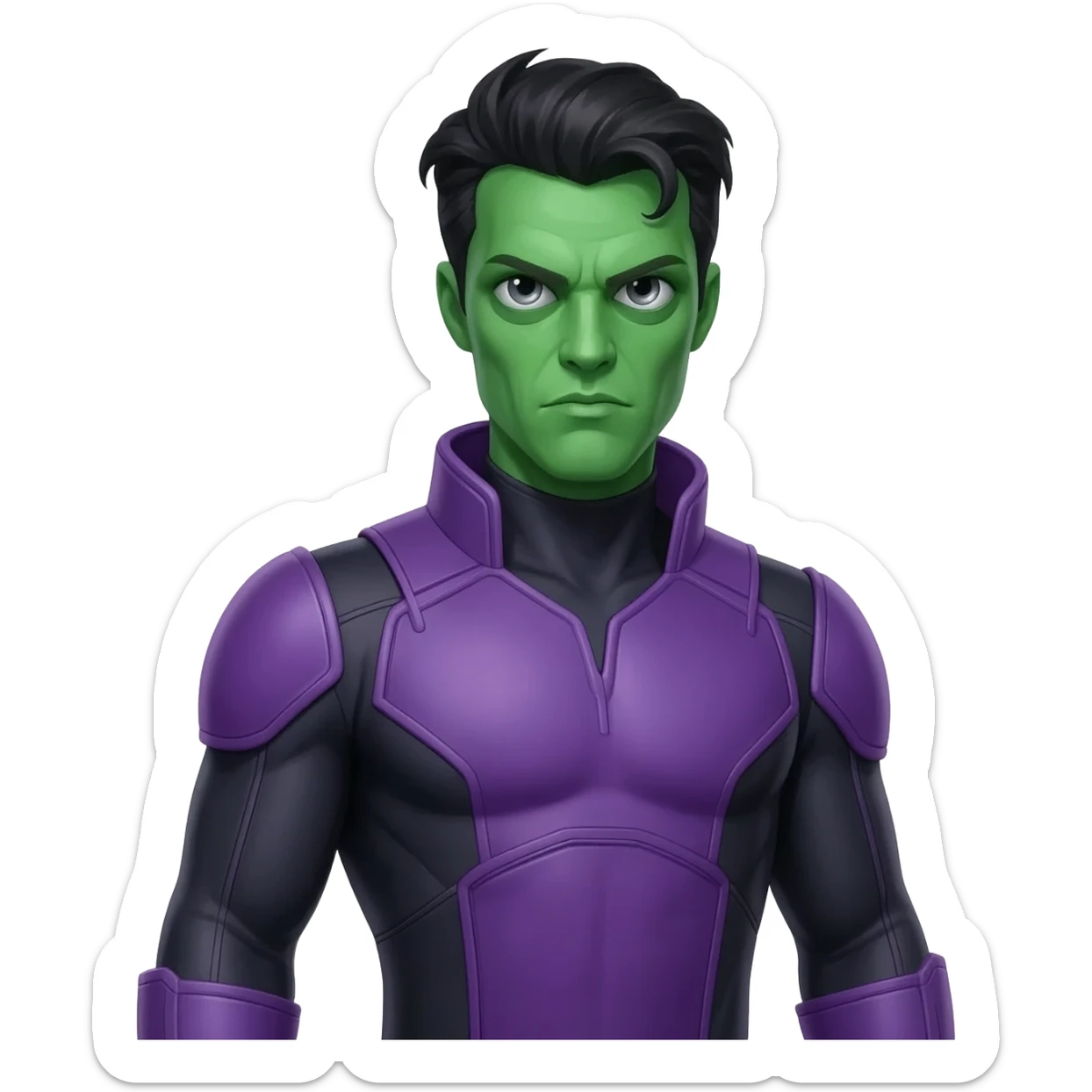 Martian Manhunter from DC Universe sticker