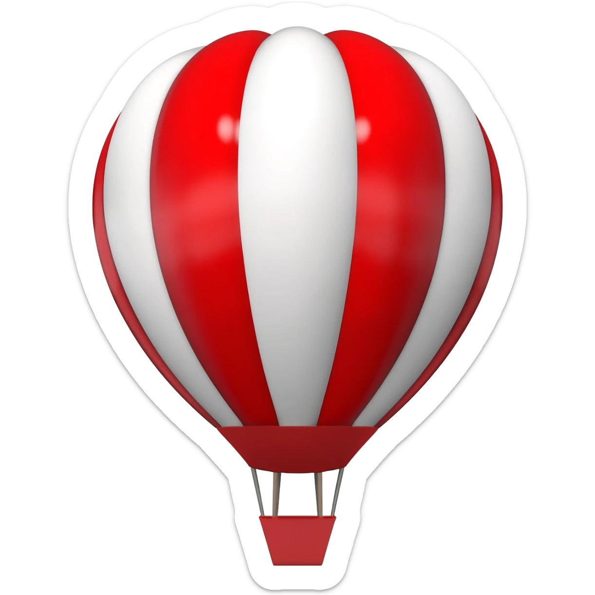 Hot air balloon sticker