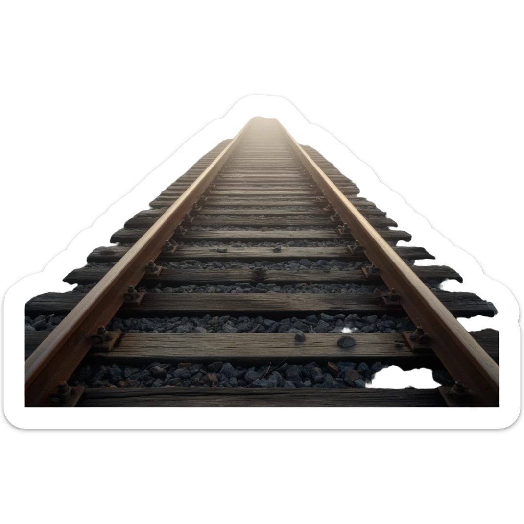Railway Tracks sticker
