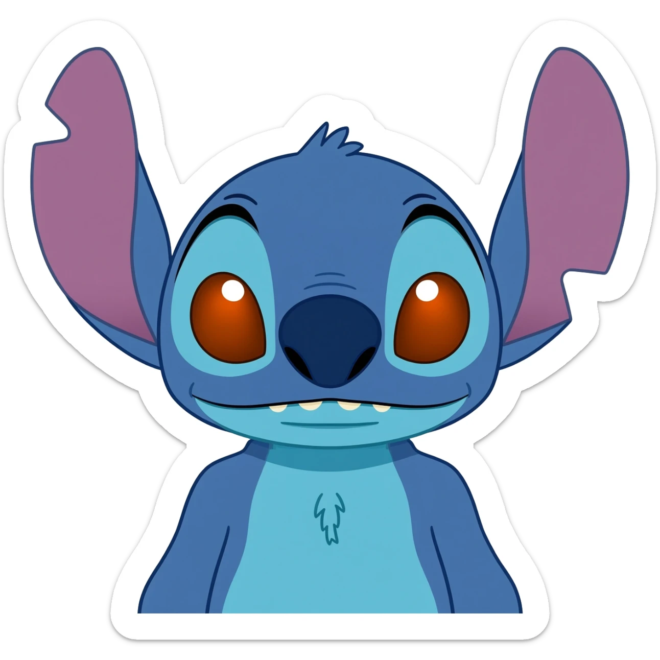 Stitch sticker