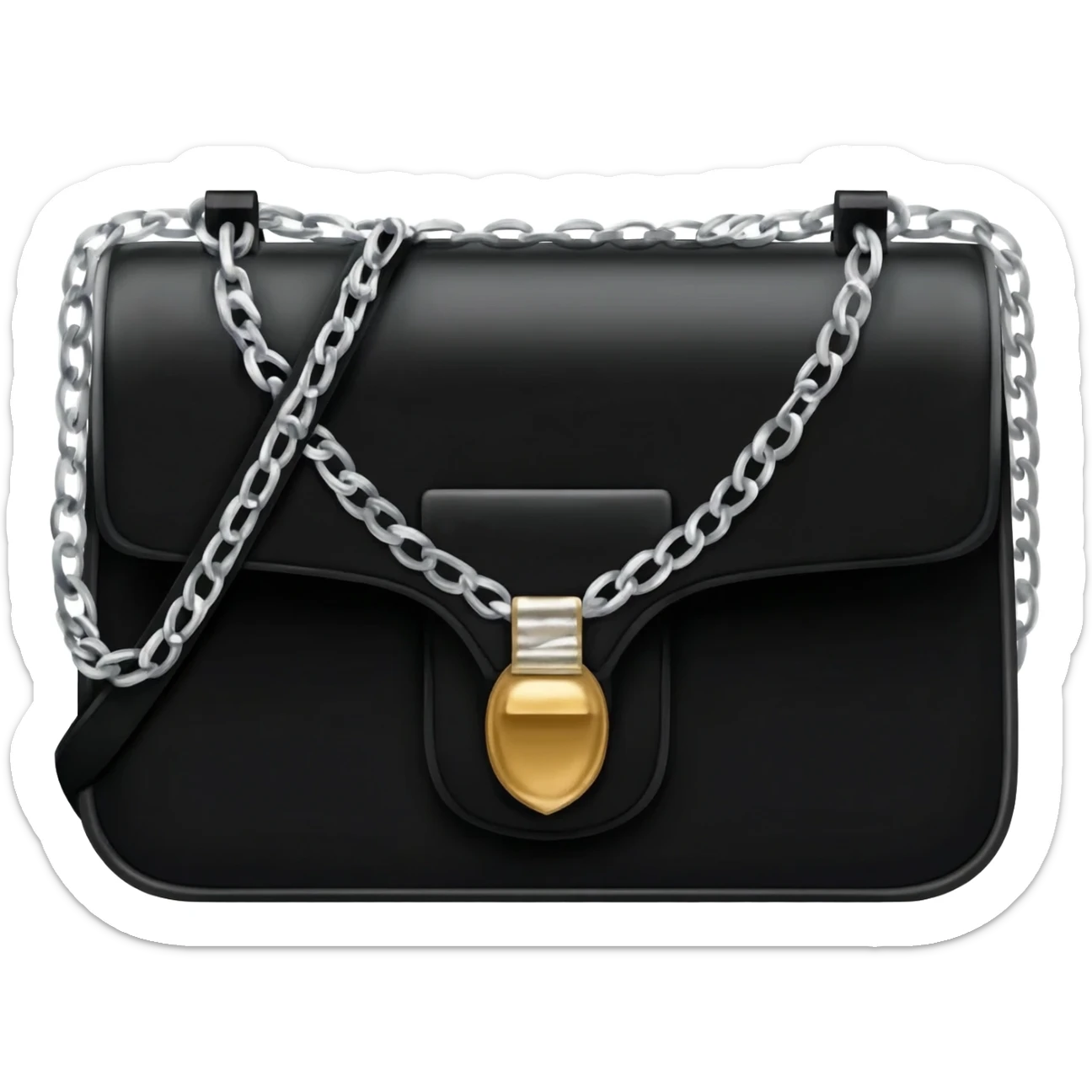 black color lady dior bag sticker