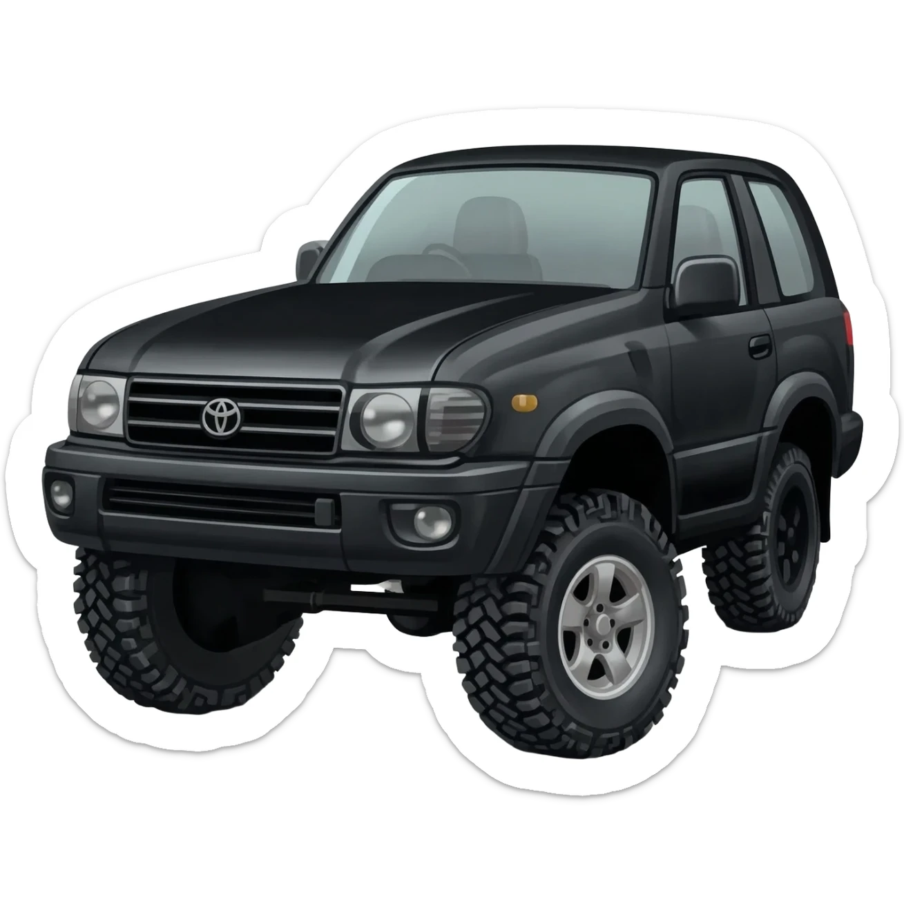 Toyota Land Cruiser 80 series sticker