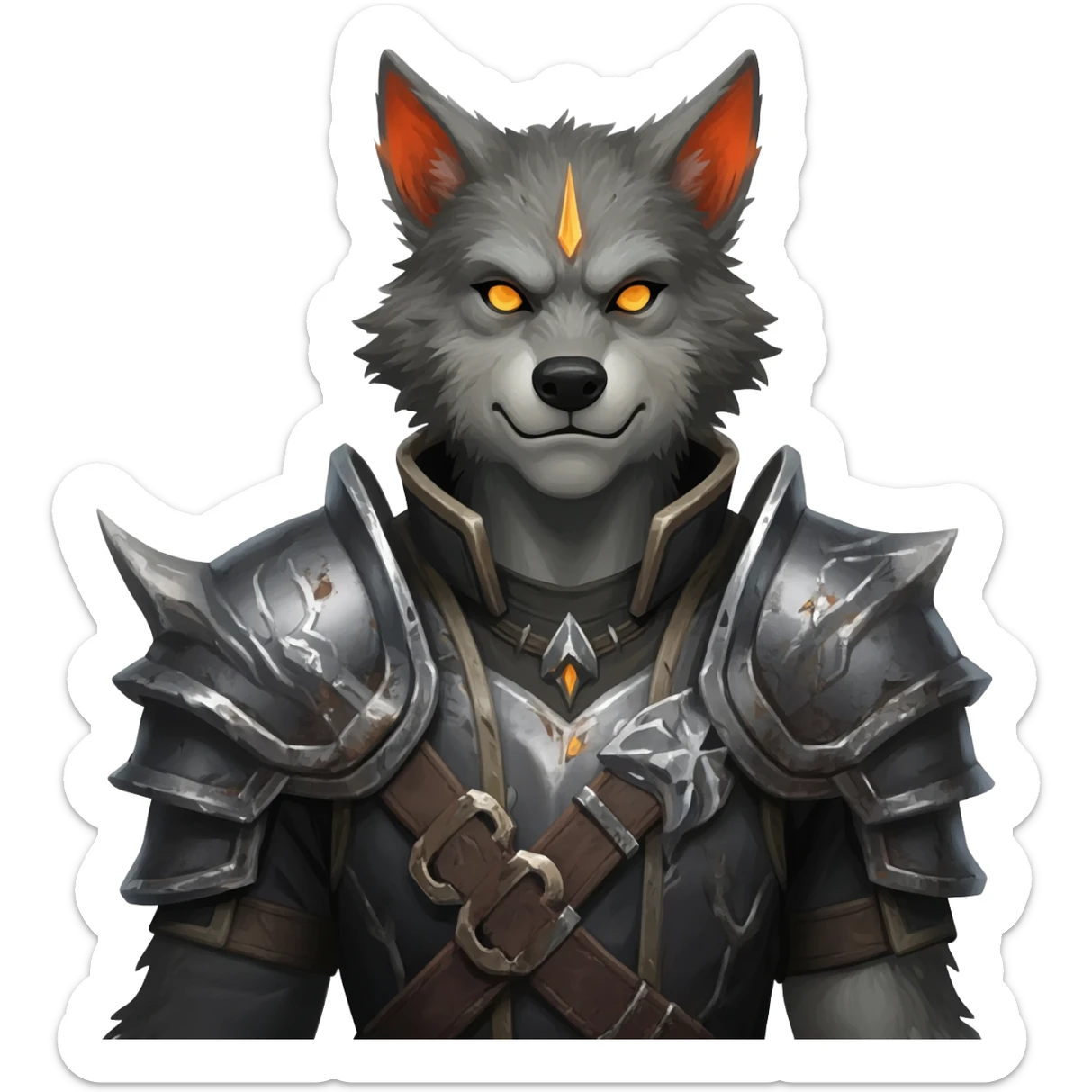 werewolf deathknight sticker