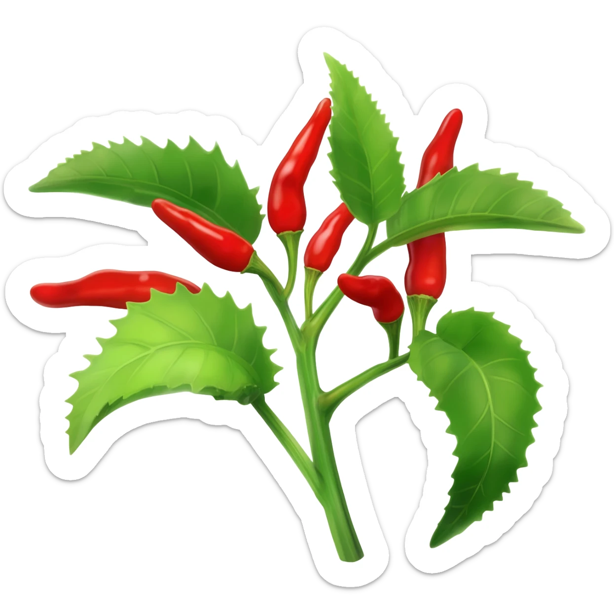 Kutu Chilli plant sticker