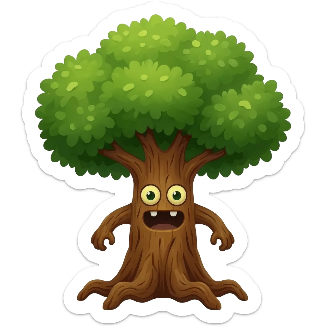 tree monster sticker