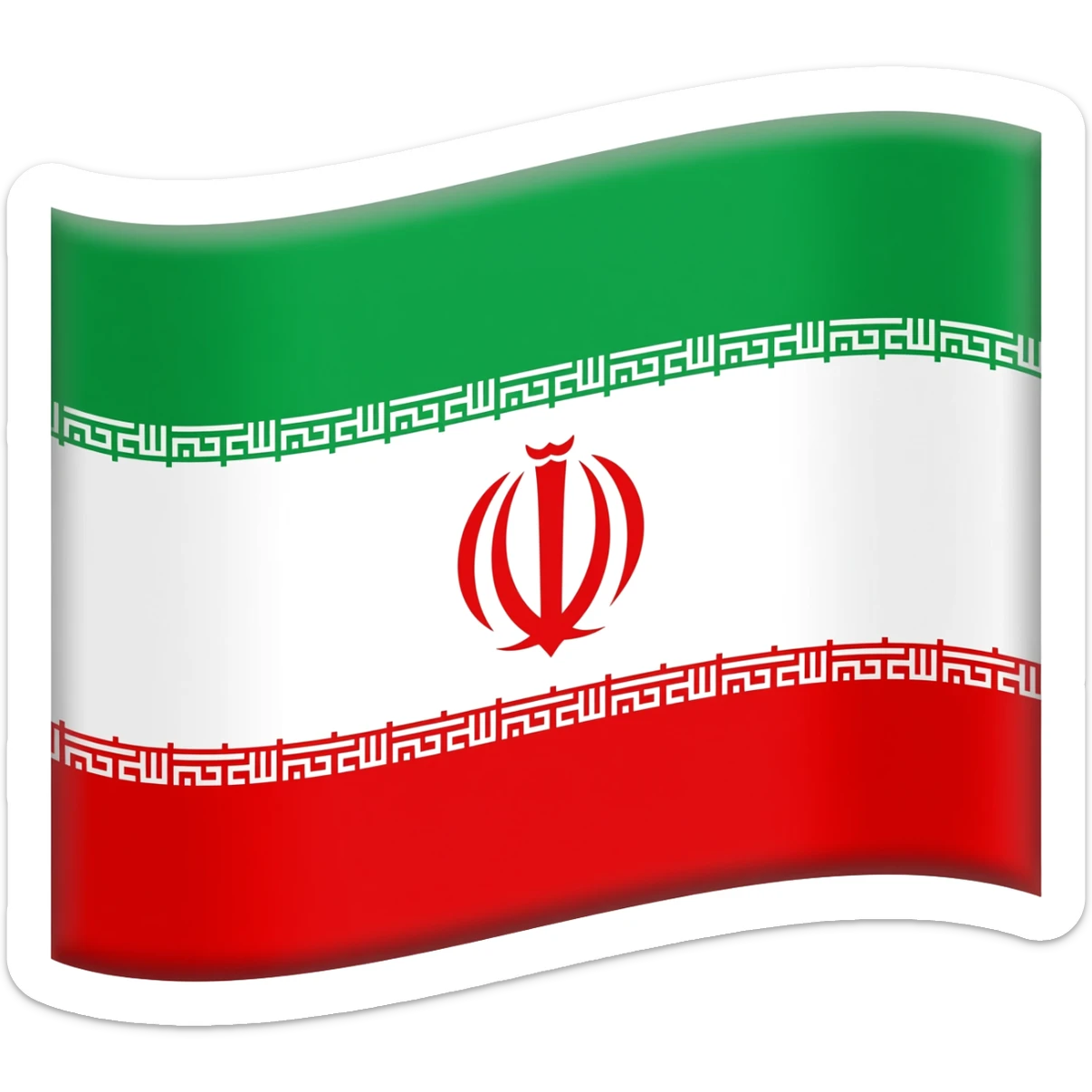 Flag of the Iran sticker