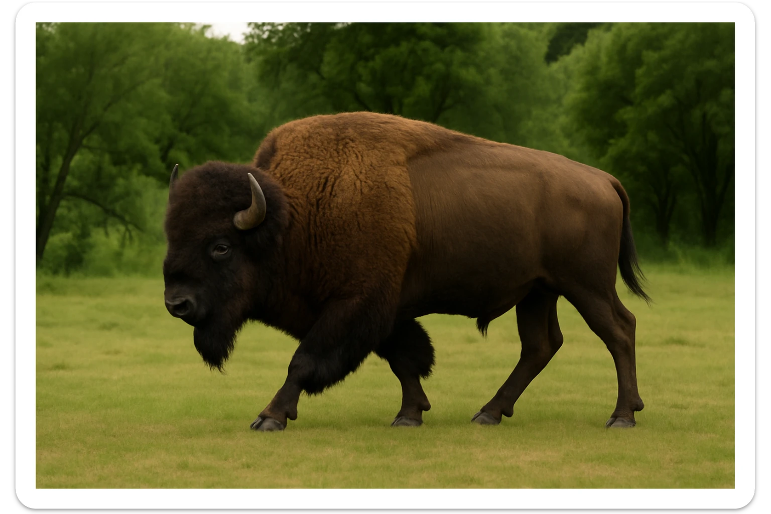 Bison sticker