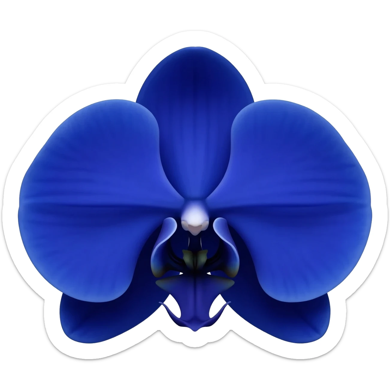 I said orchid (flower) in Navy Rich Royal Blue shade. No leaves. No other colors. sticker