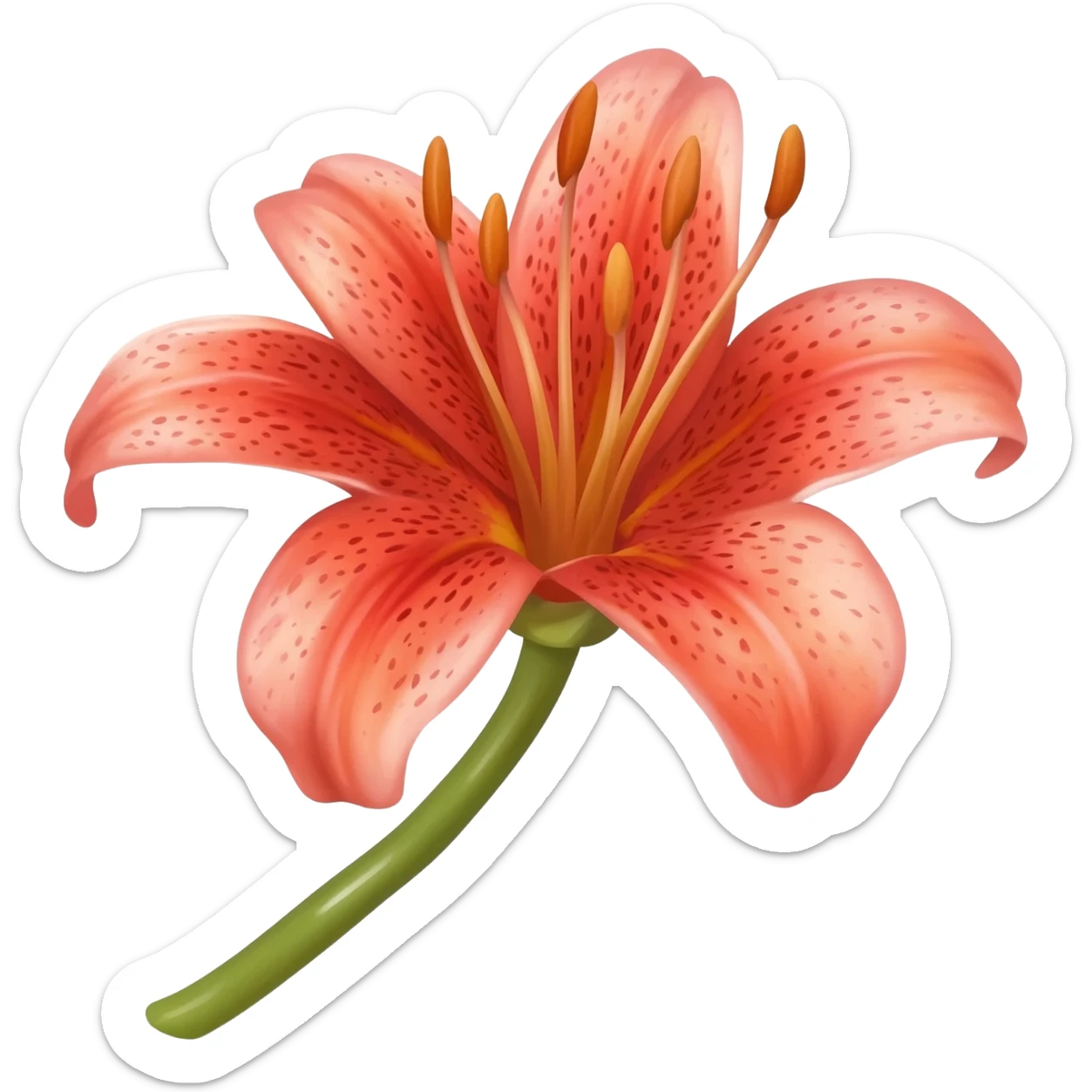 Spider lily sticker