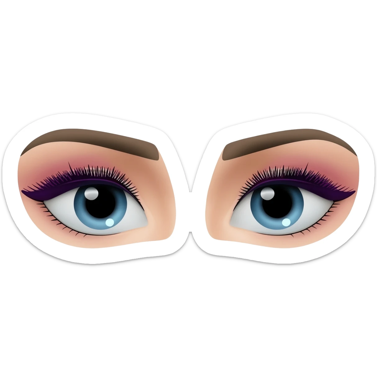mascara for eyes sticker