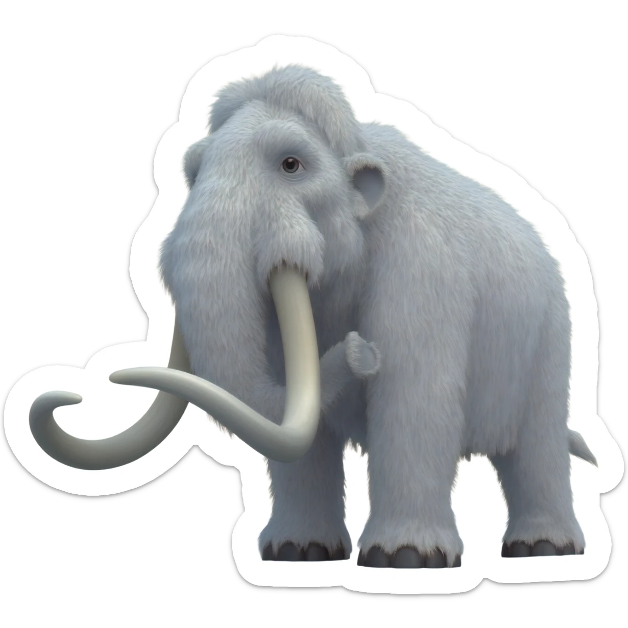 Mammoth sticker
