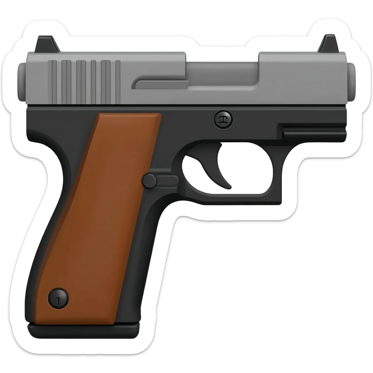 Gun sticker