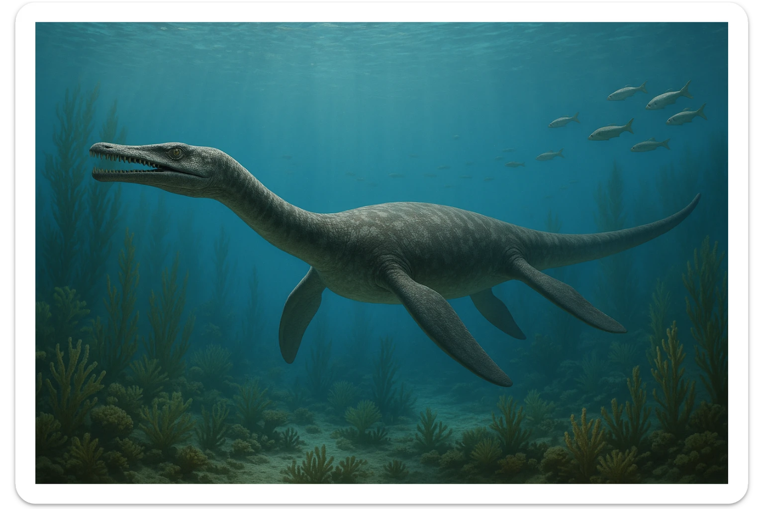 Plesiosaurus sticker