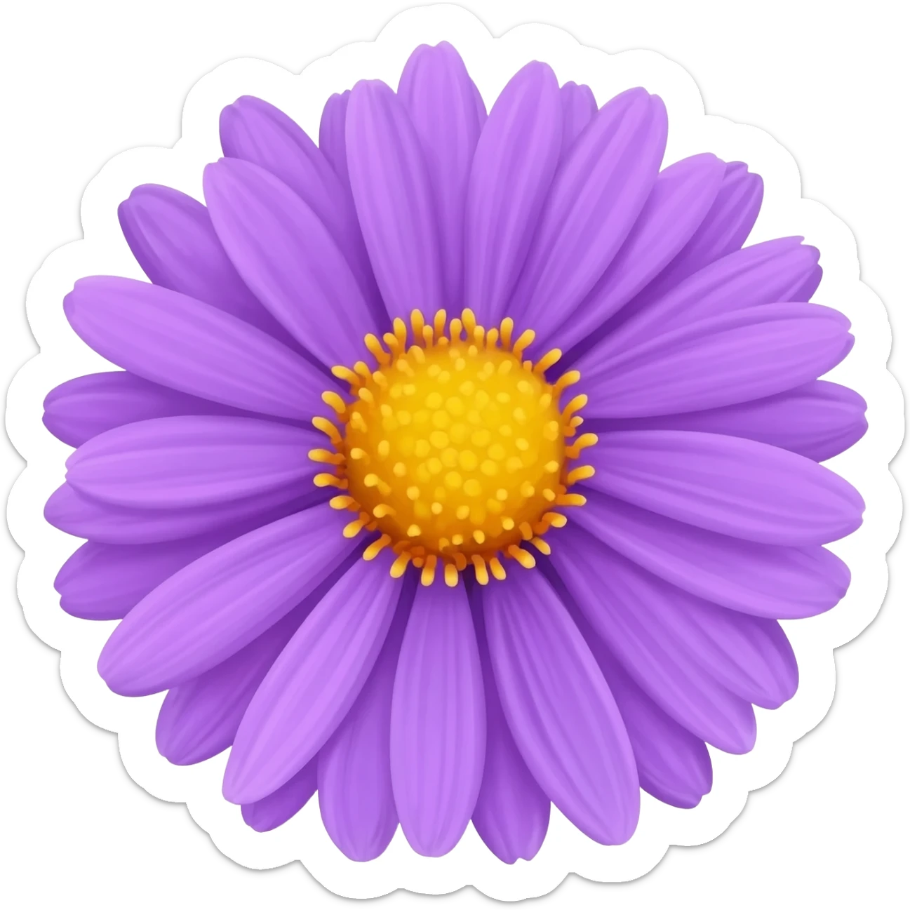 Flor Aster sticker