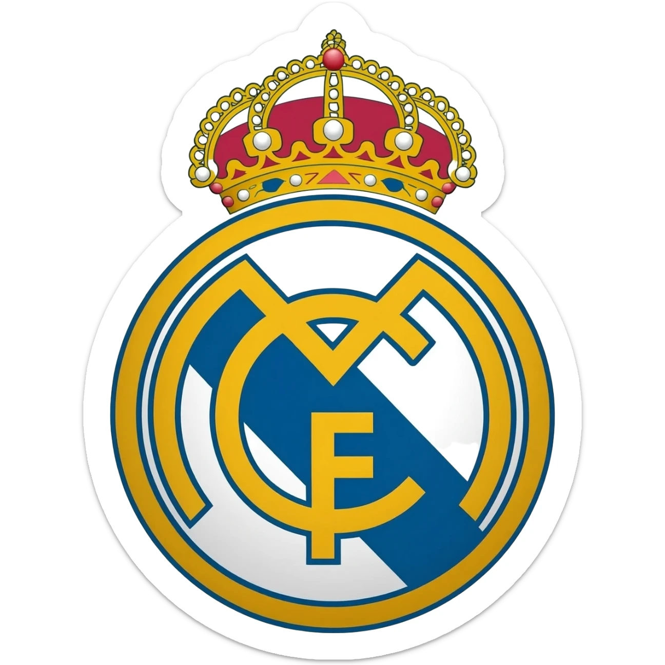 real madrid sigla sticker