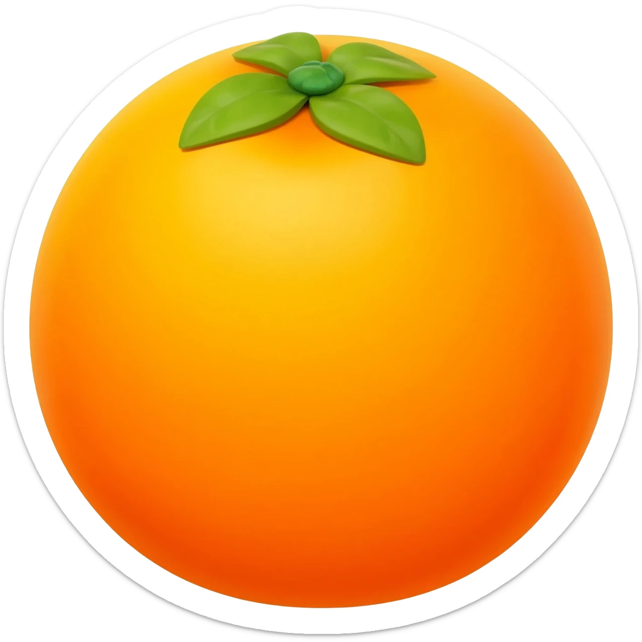 Orange original sticker