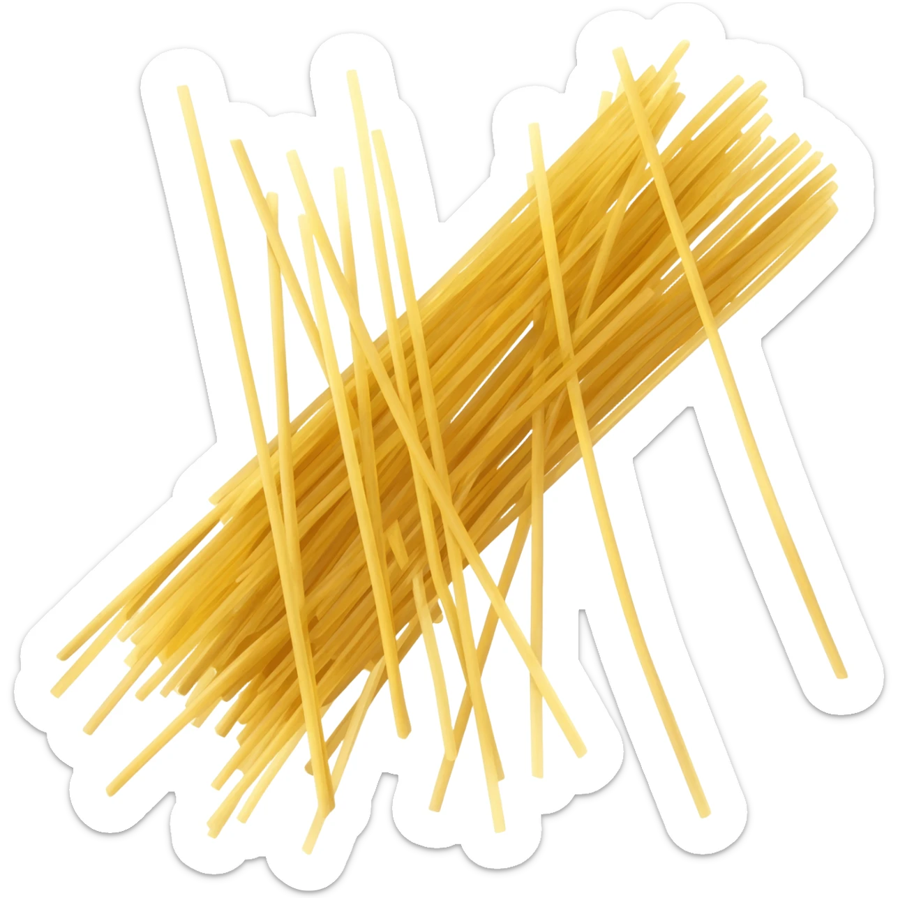 raw pasta noodles sticker