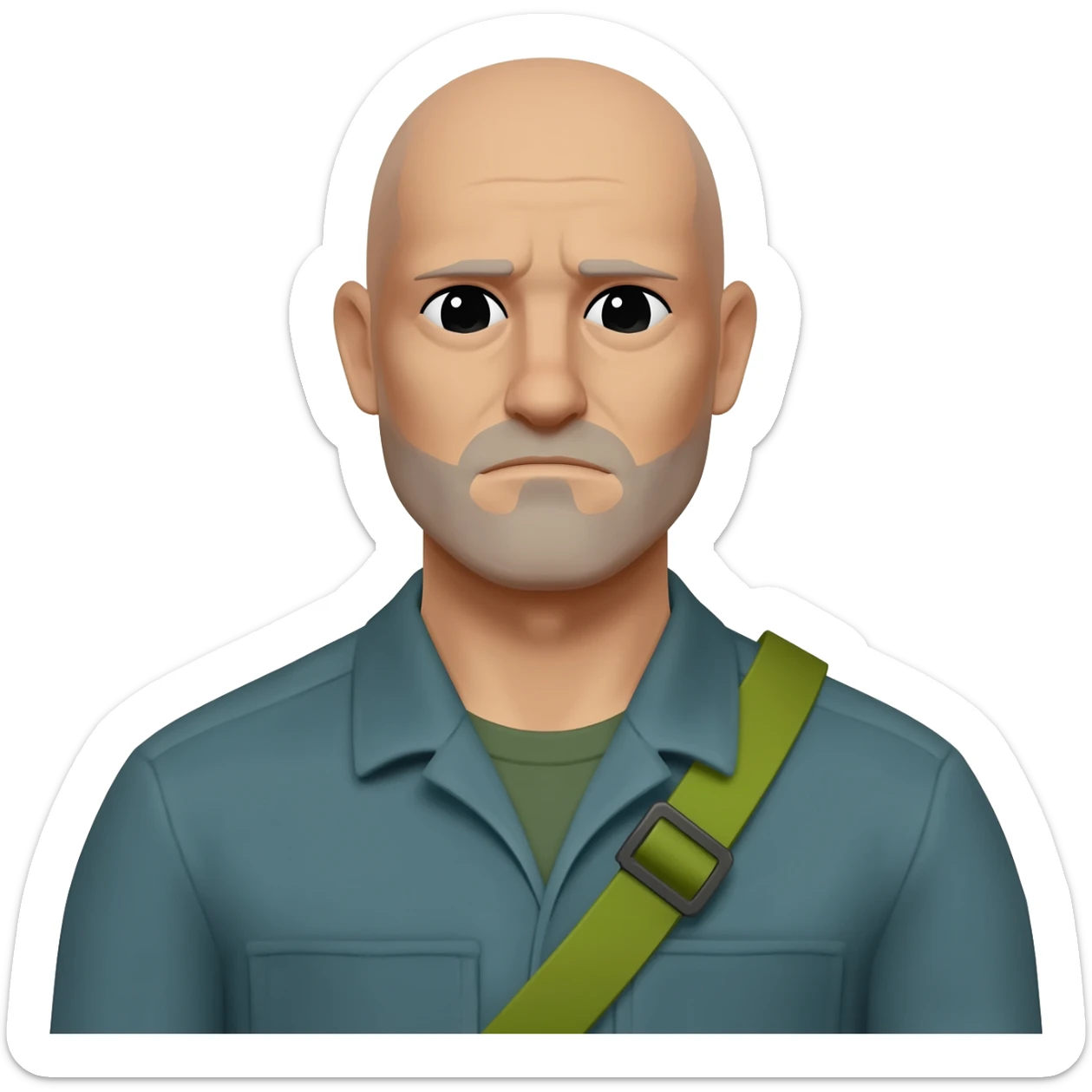 Grenadier green bandolier fatigue sticker