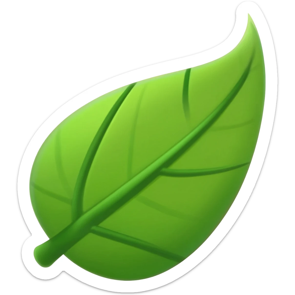 rocket leaf sticker