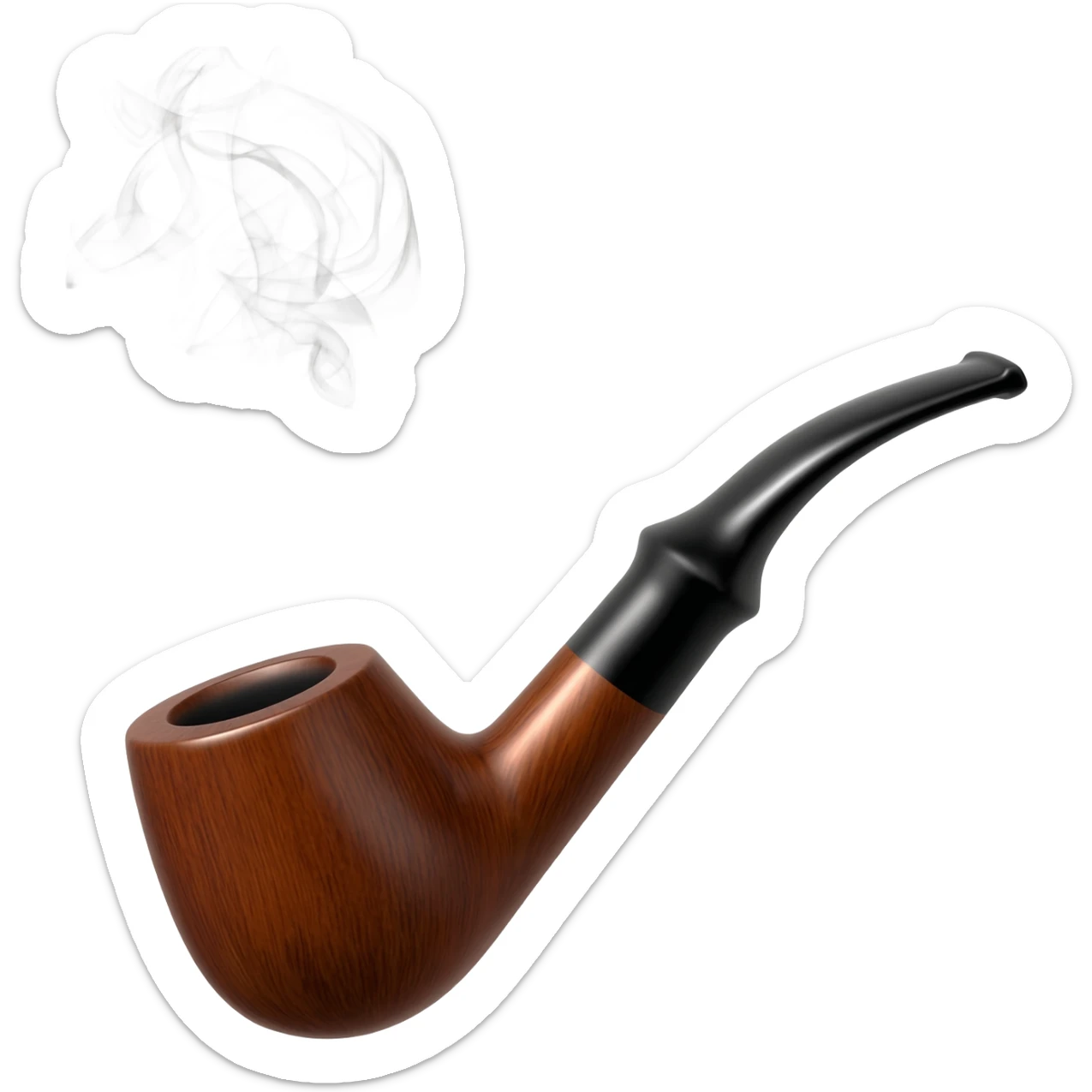 pipa con humo sticker
