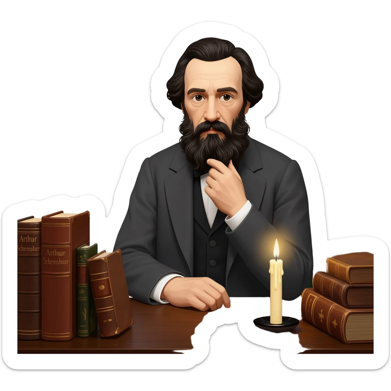 Arthur Schopenhauer sticker